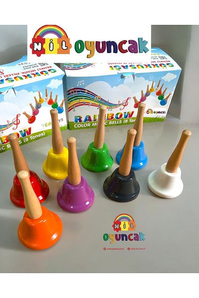 niloyuncak Music Bells with 8 Notes