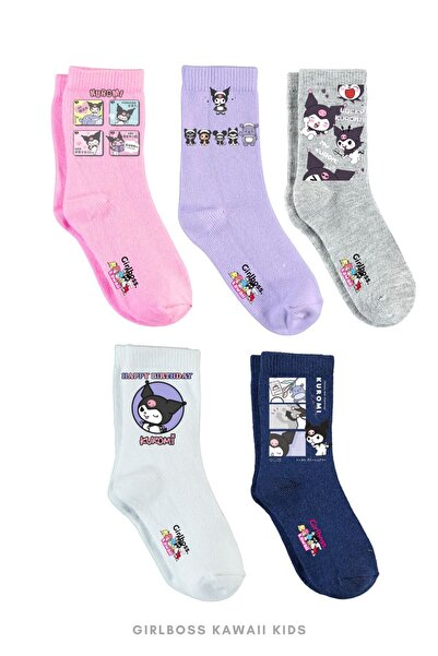 Girlboss Kawaii Girlboss Sanrio Kuromi Happy Birthday Birthday 5 Color Socket...