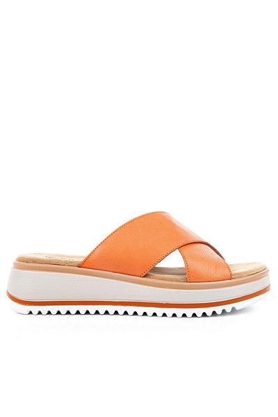 Hush Puppies Hou Anatomik Taban Hakiki Deri Kadın Terlik