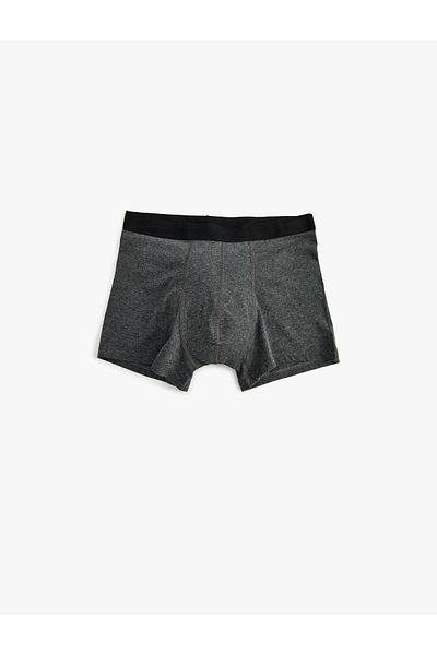 Koton Σετ μπόξερ 3 τεμαχίων Slim Fit - Palm Printed, Cotton Blend