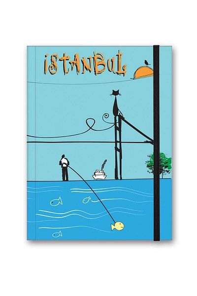Le Color Colorful Istanbul Notebook Striped Elastic Neck