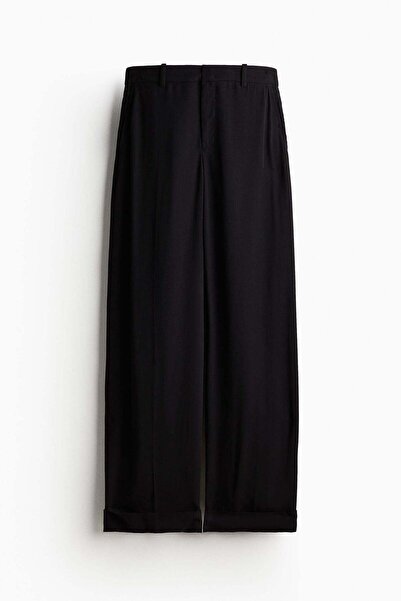 H&M Tailored turn-up trousers