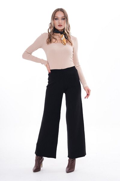ŞİMAL Women's Spanish Leg Knitwear Knitted Trousers 245024   -