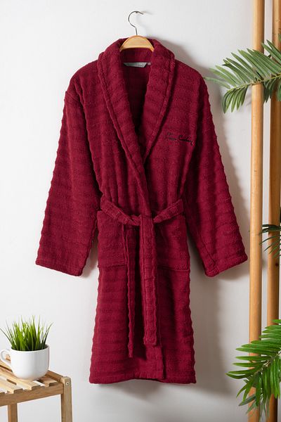 Pierre Cardin Bathrobe Harmony Redberry - Soft Design