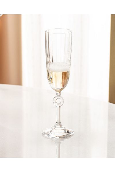 Madame Coco Lavinia Set of 4 Champagne Glasses - 150 ml