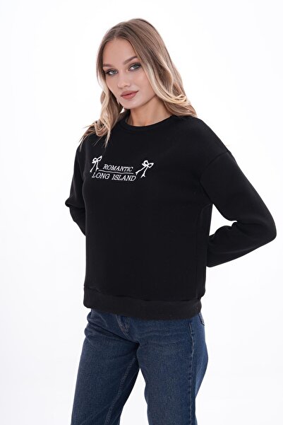 ŞİMAL Дамска блуза с бродерия отпред и три нишки 255007 -