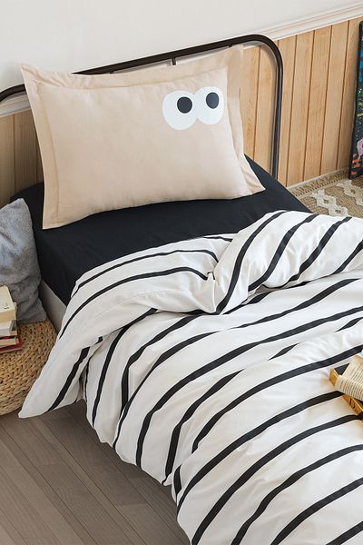 Eponj Home 2-частичен Oxf. Комплект забавни калъфки за възглавници с кафе