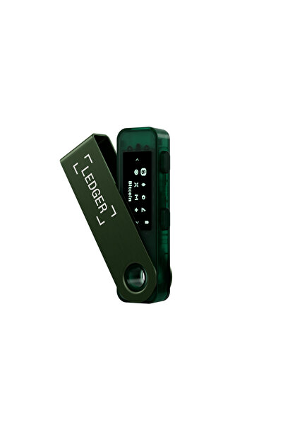 Ledger Nano S Plus Zümrüt Yeşili Kripto Donanım Cüzdanı