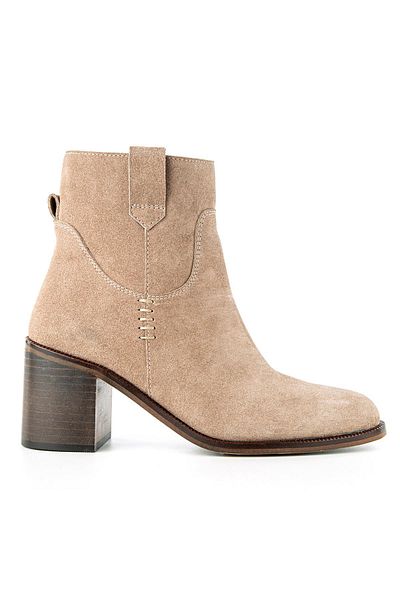 Muya Zack 6 Point Anatomical Sole Heel Spur Genuine Leather Women's Boots