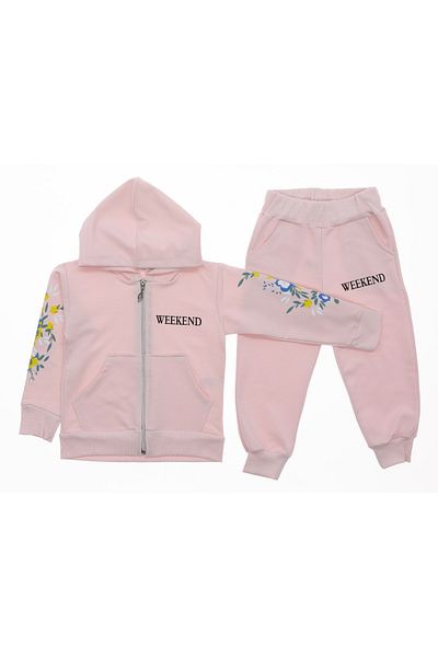Wingo Wingo 226-11-24 Girl's Suit Weekend Printed 30/150 2 Rip 3/6 Years Old