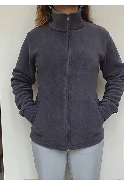 GÜN&AY TEKSTİL Dámská zimní bunda Slim Fit Mold Pocket Fleece Coat