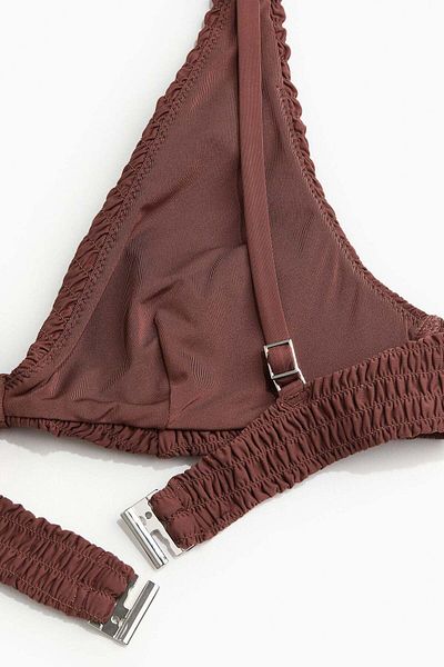 H&M Smocked triangle bikini top