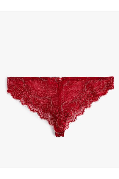Koton Lace Detailed Brazilian Panties