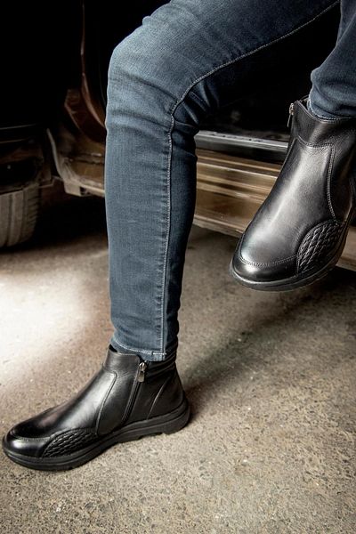 Muya Helix Anatomical Sole - Genuine Leather Men's Boots, Heel Spur and HalluxValgusBone Protrusion