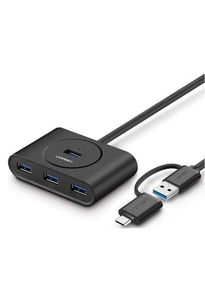 Ugreen USB 3.0 AC HUB with 4x USB 3.0 A Output 1M BK-11449678