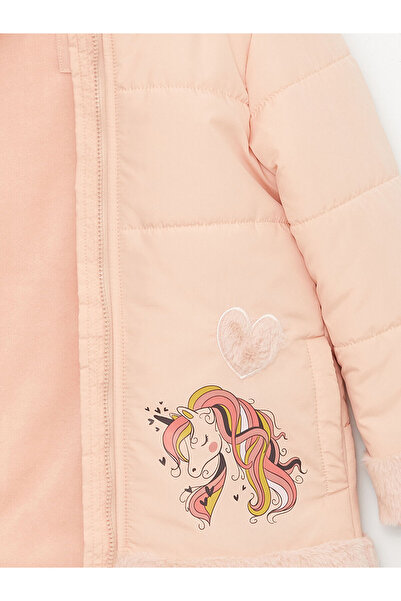 LC Waikiki Κοριτσίστικο παλτό με κουκούλα Lcwk