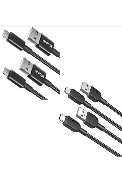 Anker كابل USB C إلى Lightning بزاوية قائمة بطول 6 أقدام B2B - أسود UN | طول طويل | موصل بزاوية قائمة