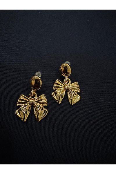 HERA Gold Bow Earrings