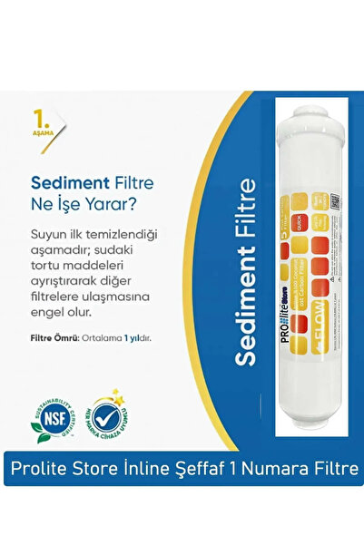 AQUA BELLA Kapalı Kasa Su Arıtma Cihazı Uyumlu 6'lı Inline Su Filtresi 9 Aşamalı