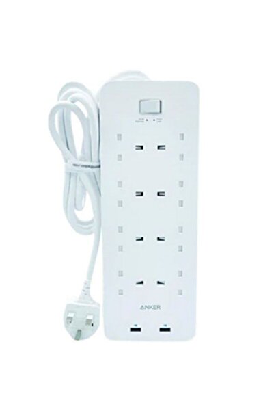 Anker |A9182K21| شريط تمديد الطاقة USB 10 في 1 بقوة 2990 وات