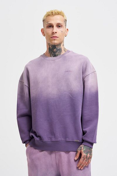 Machinist Ανδρικό φούτερ Gradient Washed Purple