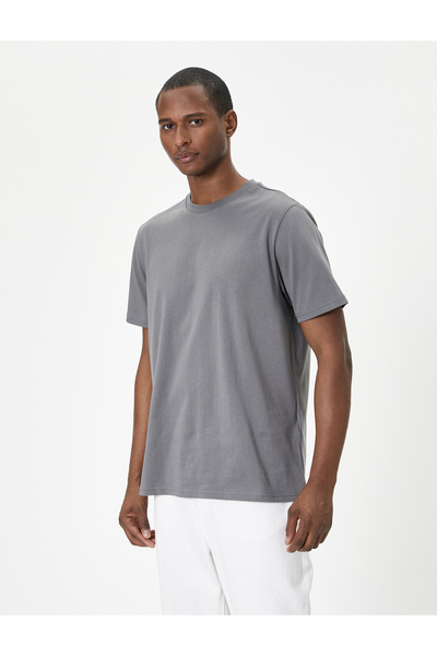 Koton Basic Tişört Bisiklet Yaka Kısa Kollu