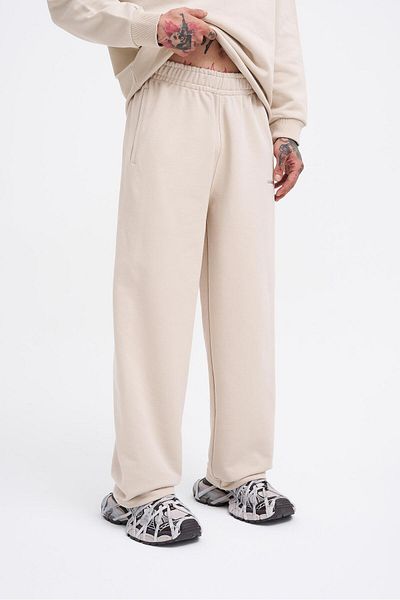 Machinist Ανδρικό Basic Diagonal Baggy Ανοιχτό Μπεζ Φούτερ