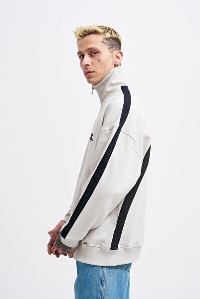 Machinist Чоловіча смугаста кофта з високим коміром