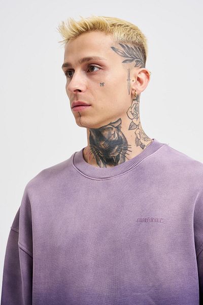 Machinist Ανδρικό φούτερ Gradient Washed Purple