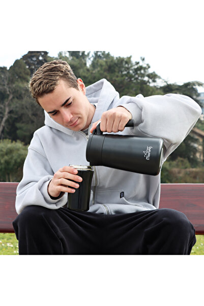 Any Morning Si232250 Thermos Thermal Carafe, 40 Oz, Black