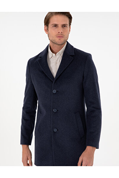 Pierre Cardin İndigo Ex. Slim Fit Kaşe Kaban 50291017-VR028