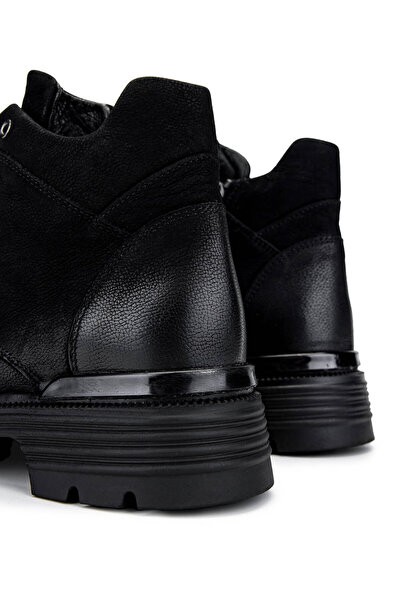 Tamer Tanca Kadın Hakiki Deri Siyah Nubuk Casual Bot