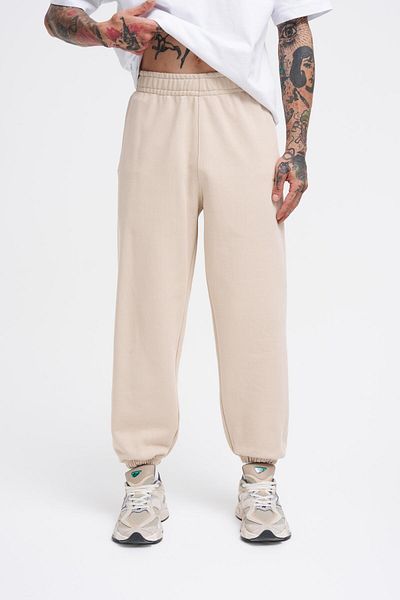 Machinist Ανδρικό Basic Diagornel Jogger Ανοιχτό Μπεζ Φούτερ