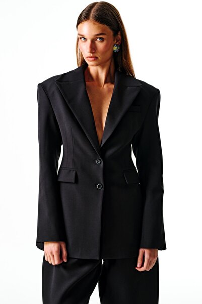 Love On Friday ANGELICA Bele Oturan Blazer(Siyah)