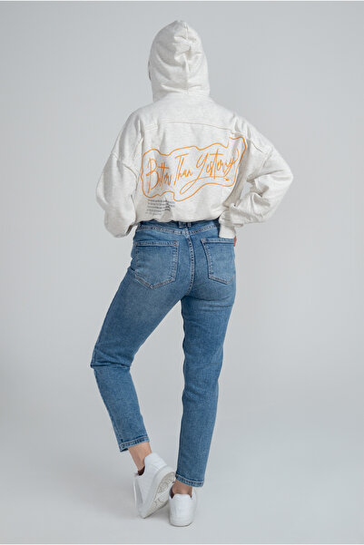 Kyron Γυναικείο φούτερ με κουκούλα Oversize / Hoodie (Μαύρο - Navy Blue - Ροζ - Κρεμ)