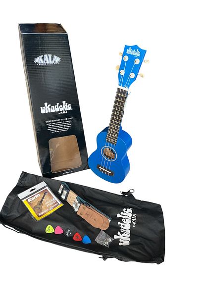 çağanmüzik Ukulele -Soprano-Kala Brand Blue (Blue) 100%