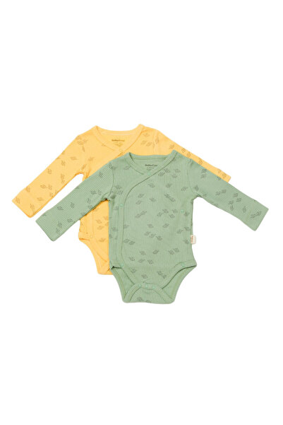 Evelise Set 2 body-uri Imprimate Bebeluși Cosy 50% modal + 50% bumbac Lămâie/...