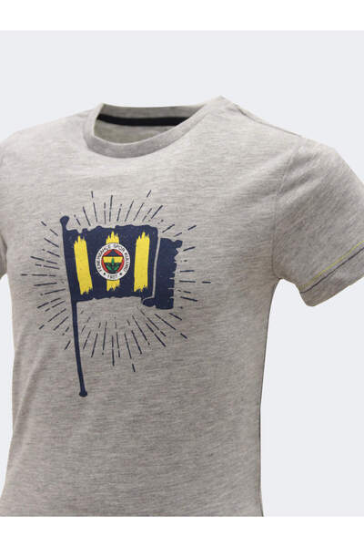 Fenerium Dětské tričko Fenerbahce Tribune Flag šedé