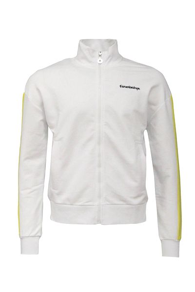 Fenerium Dámská mikina White Tribune Sleeve Detailed Sweatshirt White