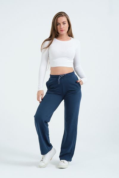 Owut Collection Γυναικείο παντελόνι που πλένεται με ξεθωριασμένο εφέ