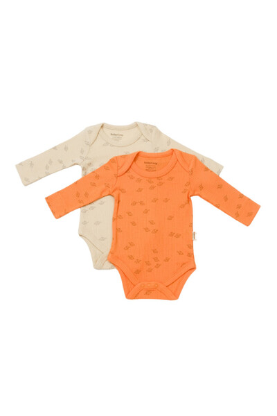 Evelise Σετ 2 ατόμων με εκτύπωση BabyCosy50% μοντάλ+50% βαμβάκιStone/Apricot ...