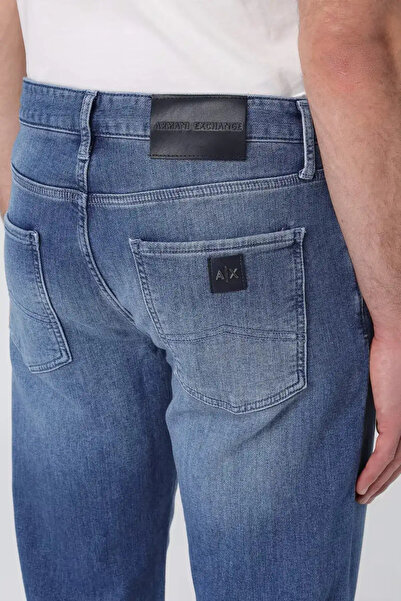 Armani Exchange Erkek Pantalon İndigo Denim Light