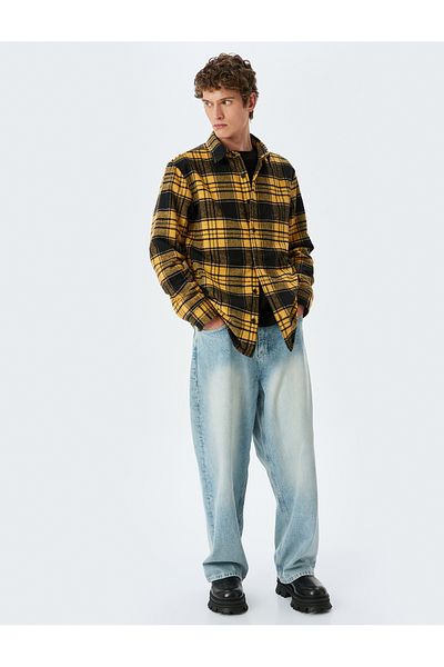 Koton Long Sleeve Plaid Lumberjack Shirt