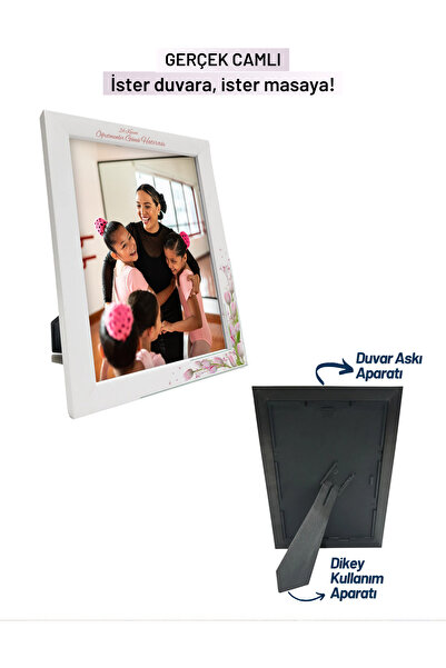 CreaWitch Gift Concept Frame with 18X24 Glass Legs for Teachers' Day - Real Glass