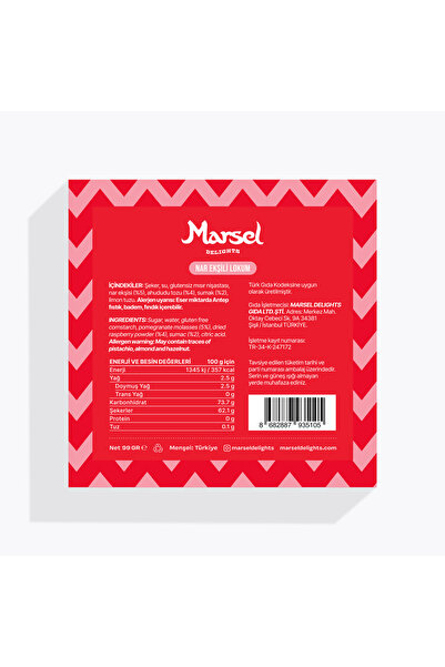 MARSEL DELIGHTS Narlı Lokum
