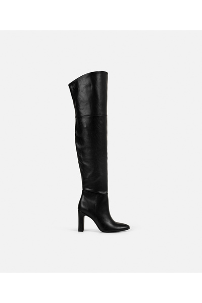 İpekyol Leather Look Heeled Boots