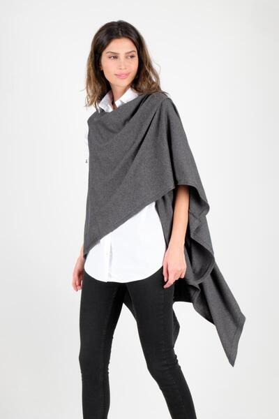 Spazio Feliciana Geniş Kesim Triko FÜME