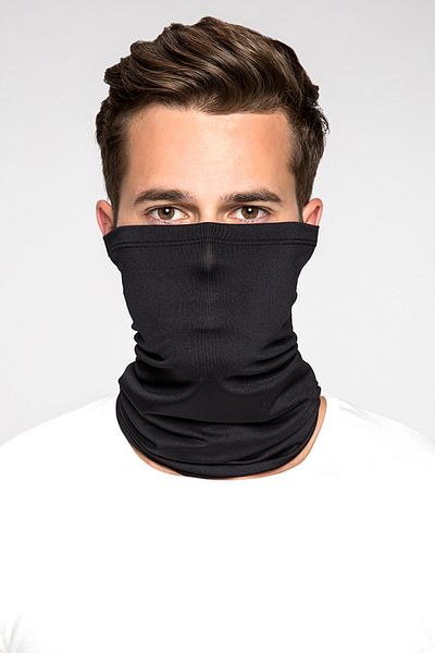 THERMOFORM Army Microfiber Neck Collar Αντιμικροβιακό Μαύρο