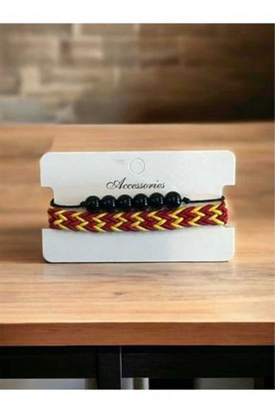 Eva Rose 1 Piece Unisex Fan Bracelet Adjustable Length Mesh Bracelet