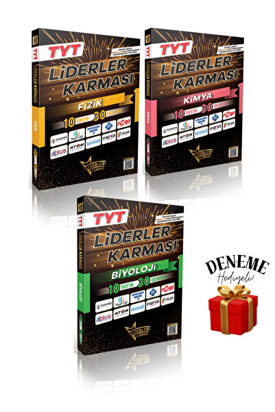 LİDERLER KARMASI 2026 Model Tyt Fizik Kimya Biyoloji Denemeleri Seti 10 Yayın...